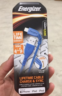 Cáp Lightning LW Energizer 1.2m - C41UBLIG