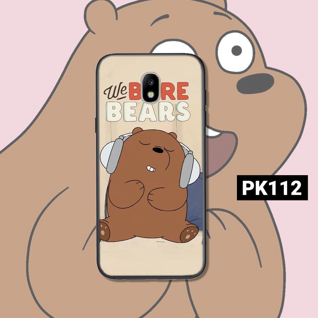 [Freeship từ 50k] ỐP LƯNG SAMSUNG J3 PRO J5 PRO J7 PRO J7 PLUS IN HÌNH GẤU WE BARE BEARS