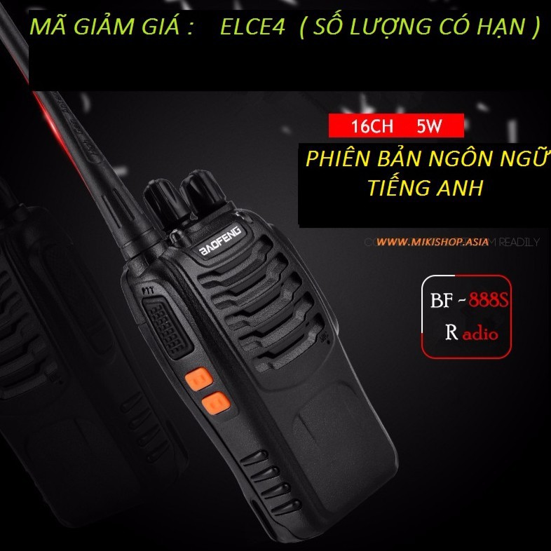 COMBO 2 BỘ ĐÀM CHÍNH HÃNG BAOFENG BF888s CỰC CHẤT
