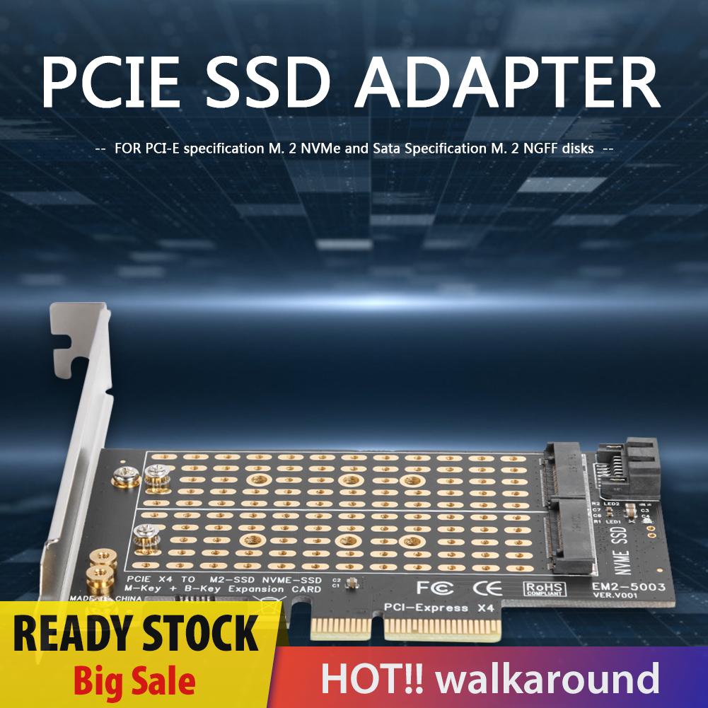 Thẻ Mở Rộng M.2 NVME Sang PCIE SSD Sang PCI-E 3.0 X4 SATA Chất Lượng Cao