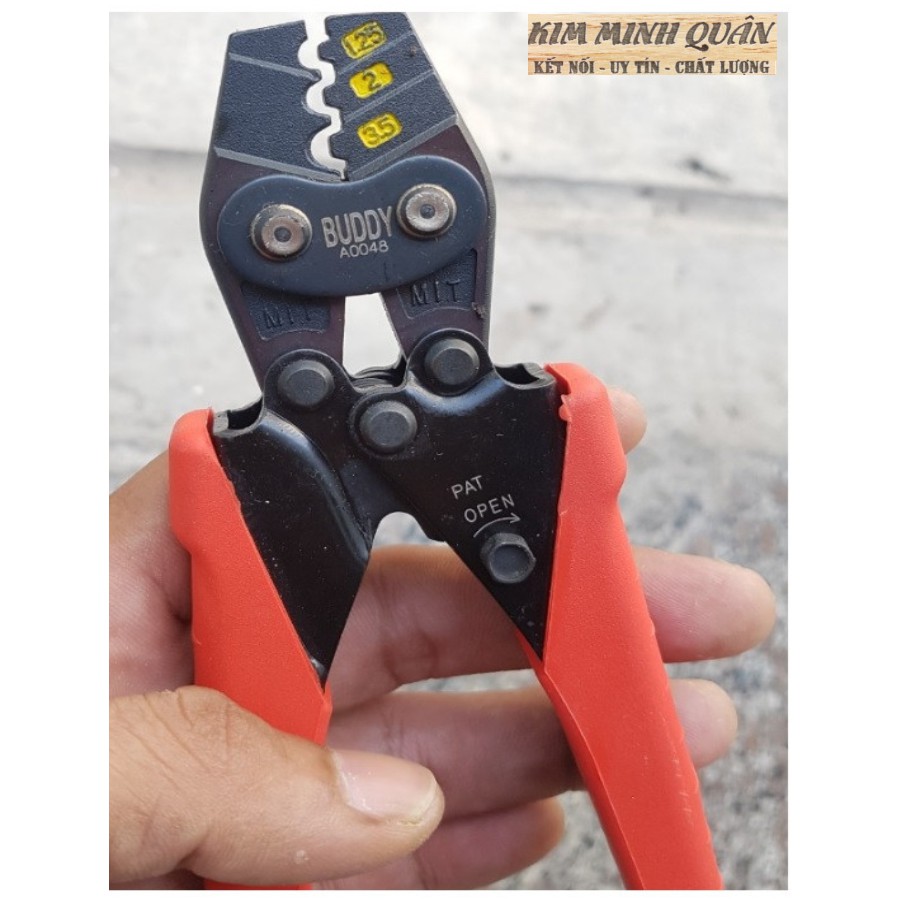 Kìm Bấm Đầu Cos Cao Cấp 1.25~2.0~3.5mm² BA0048 BUDDY