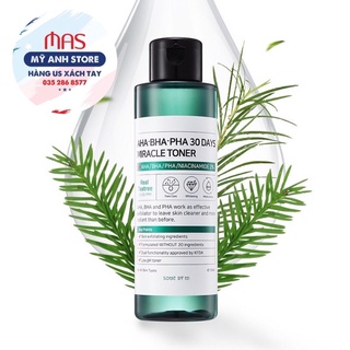 [ CHÍNH HÃNG ] SOMEBYMI 150ml Nước hoa hồng Some By Mi Miracle Toner AHA BHA PHA 30 ngày dưỡng ẩm loại bỏ mụn
