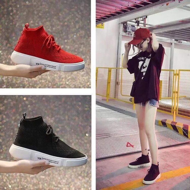 (Oder) giày len cao cổ