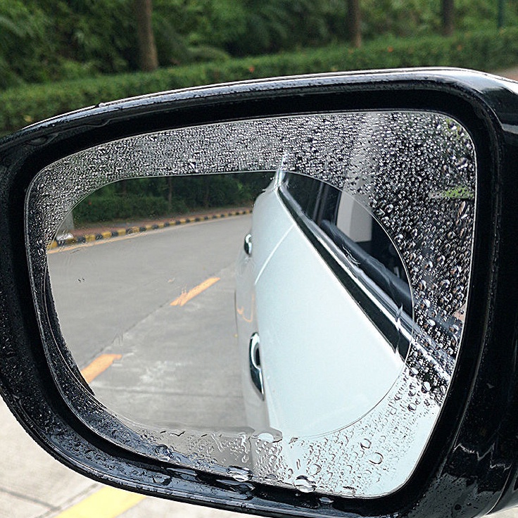 Miếng dán gương chiếu hậu xe hơi/ gương phòng tắm bảo vệ chống thấm nước chống bám hơi nước mềm trong suốt