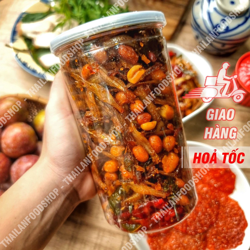 CÁ CƠM RIM ĐẬU PHỘNG (LẠC) Đặc Sản Nghệ An Lon 350gr