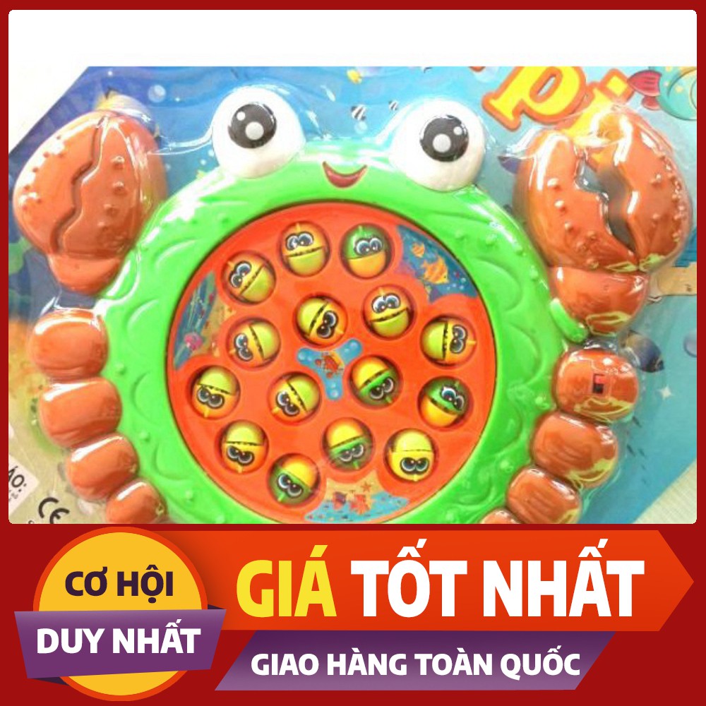 [GIẢM GIÁ SỐC]- Đồ chơi vỉ câu cá pin hình cua 15 cá 2 cần -[shop uy tín]