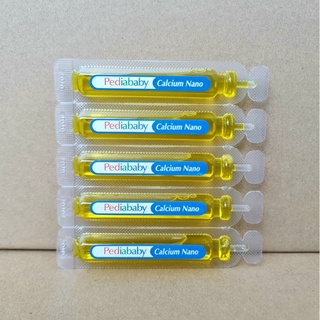Pediababy Calcium Nano bổ sung canxi giúp phát triển chiều cao, tăng sức đề kháng cho bé - Hộp 20 ống