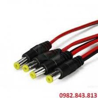 Đầu nguồn dc- dây jack nguồn dc 5.5x2.1mm jack dc có dây nối nguồn tổng đi camera