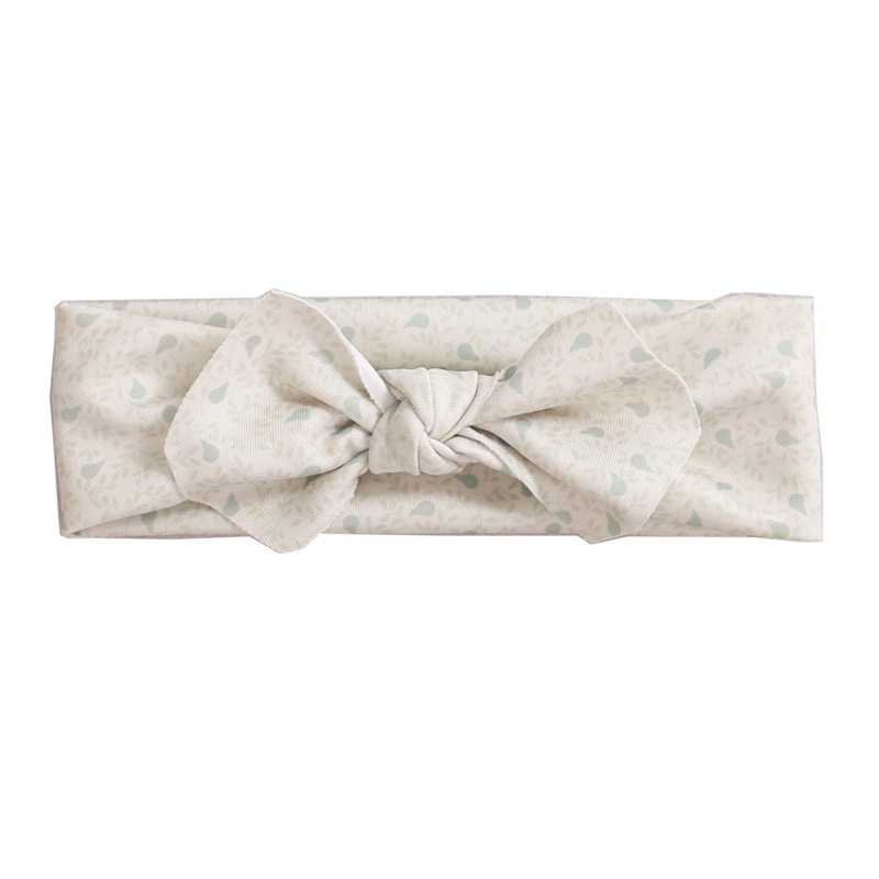 Băng Đô Nơ Co Giãn In Họa Tiết Hoa Dễ Thương Dành Cho Bé