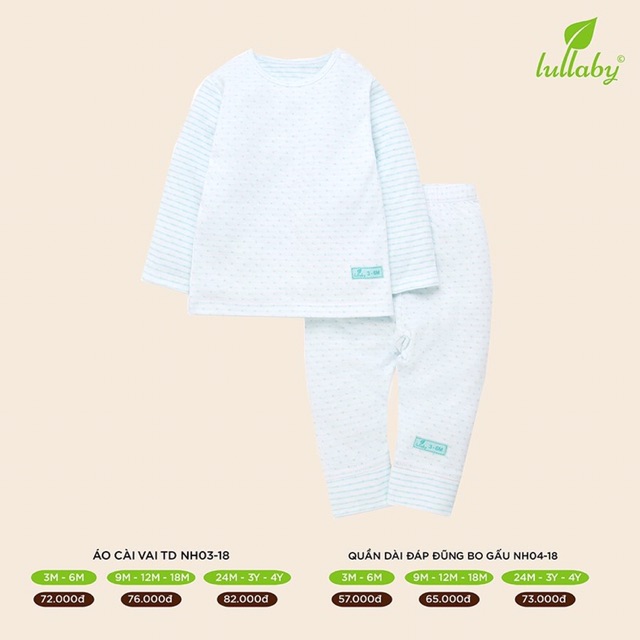 Bộ cài vai Lullaby vải thở hàng mới 2019