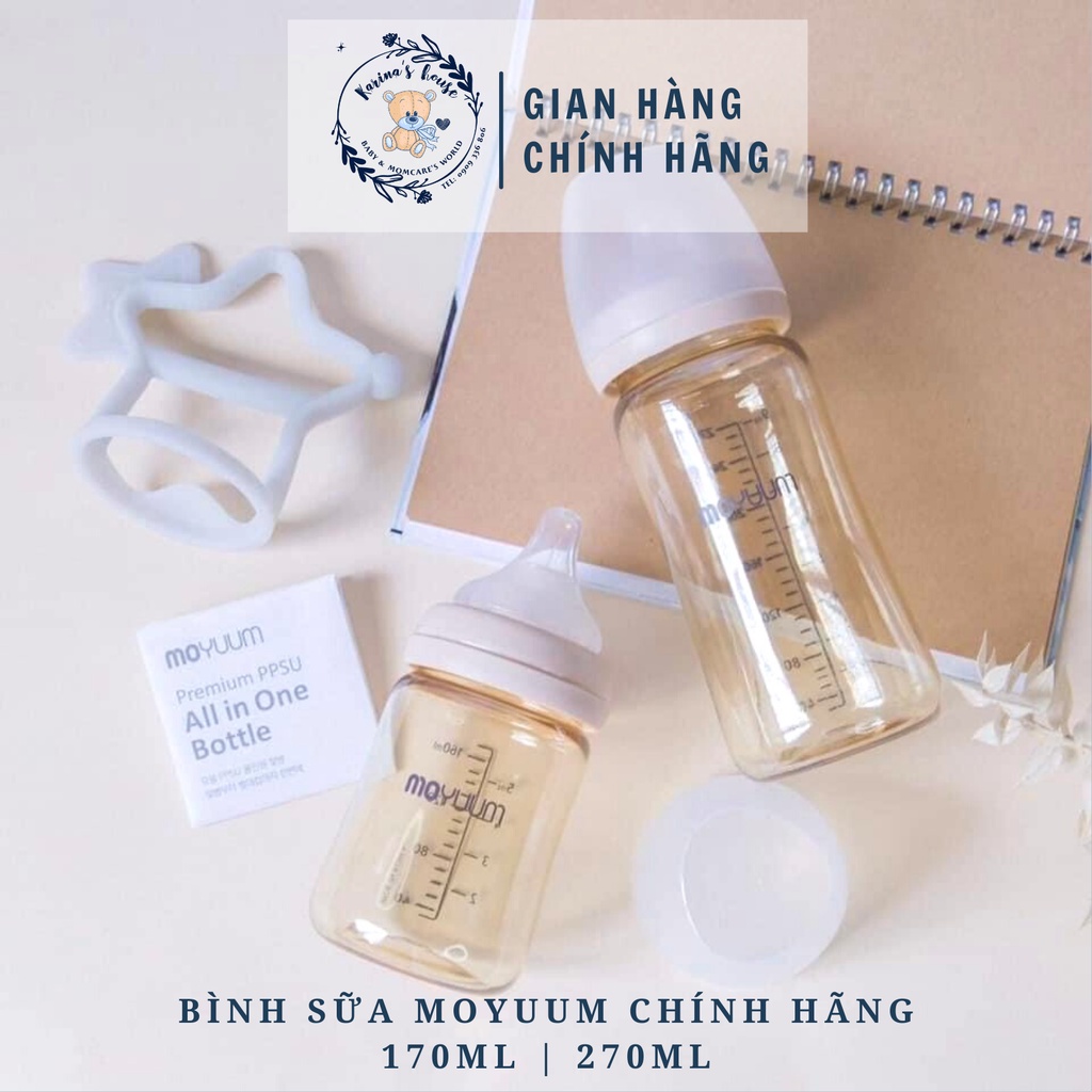 [Sẵn] Bình sữa bản gold 170ml/270ml Moyuum nội địa Hàn [chính hãng]