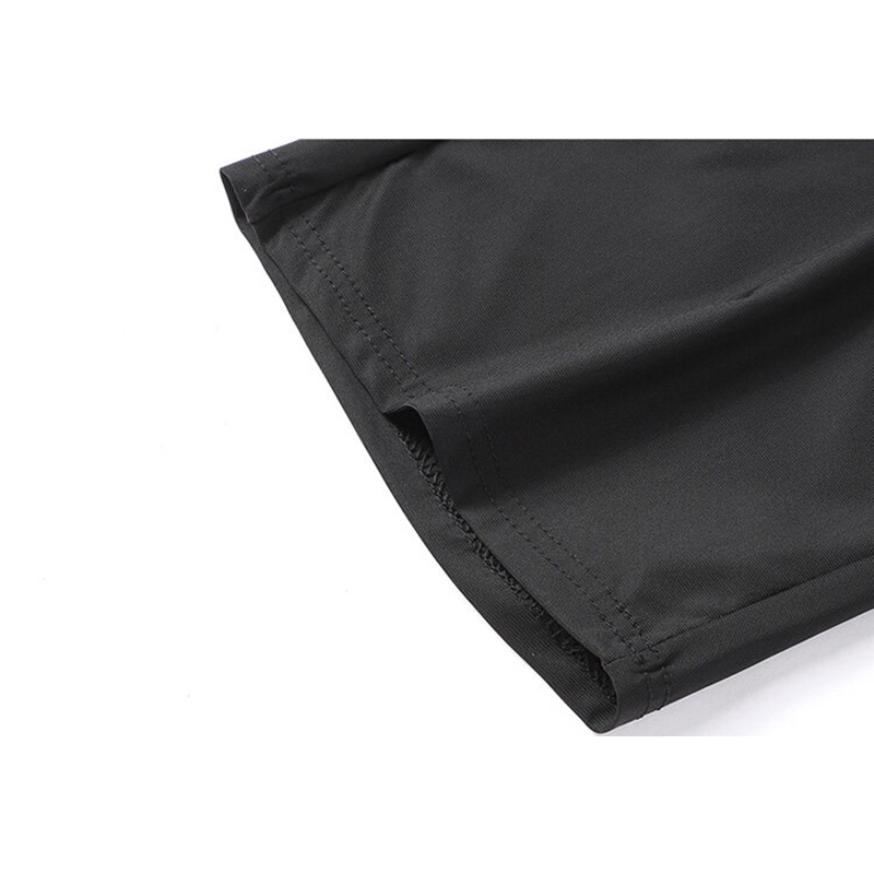 Quần Short Vải Lụa Lạnh Mỏng Dáng Rộng Thoáng Khí Thời Trang Mùa Hè Cho Nam