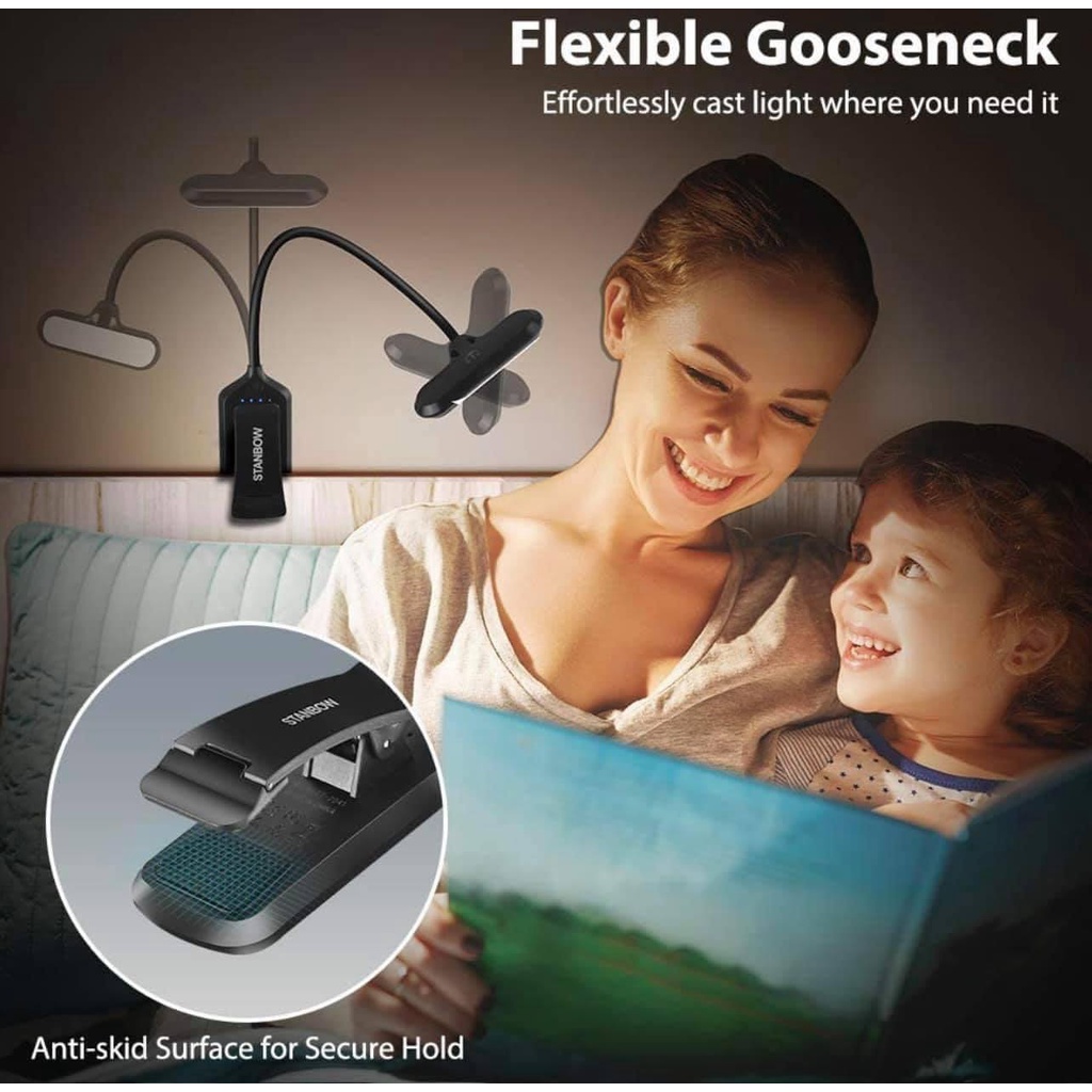Đèn đọc sách cổ ngỗng mini STANBOW