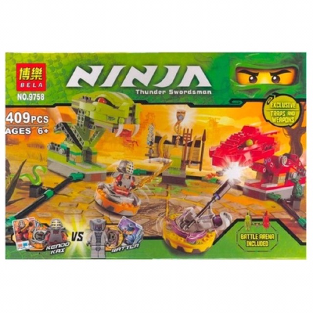 Đồ Chơi Con Quay Chiến Đấu Bela Ninjago 9758