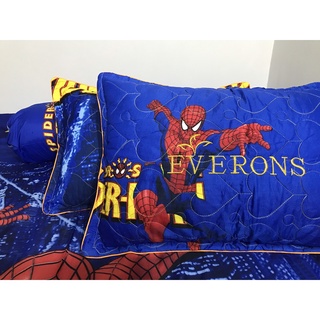 Bộ Drap ctton poly người nhện có chăn 1m6 x 2m