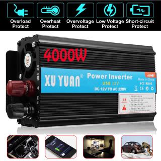 Inverter 12V 220V 4000W Peaks điện áp Transformer Chuyển đổi DC 12V / 24V Để AC110V / 220V sóng sin biến tần năng lượng mặt trời
