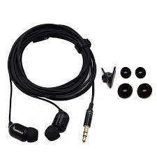 TAI NGHE JHY-13 chuyên dụng cho sound card dây dài 3 mét chân cắm 3.5mm nút tai nhỏ gọn