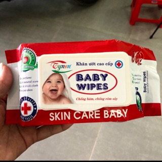 GIẤY ƯỚT BABY  WIPES  80 TỜ KHÔNG MÙI