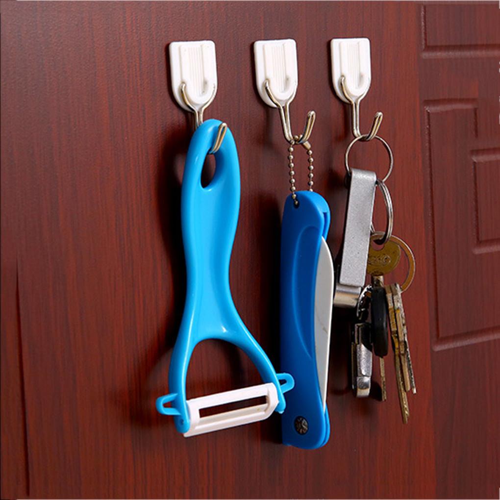 1 / 5 / 10 / 20 Móc Treo Đồ Dán Tường Tự Dính Tiện Dụng