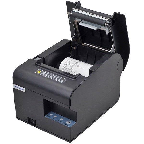 Gói khuyến mãi: máy in bill cắt giấy tự động tặng kèm10 cuộn giấy K80 [tiết kiệm tới 20%] hỗ trợ cài đặt trên máy tính