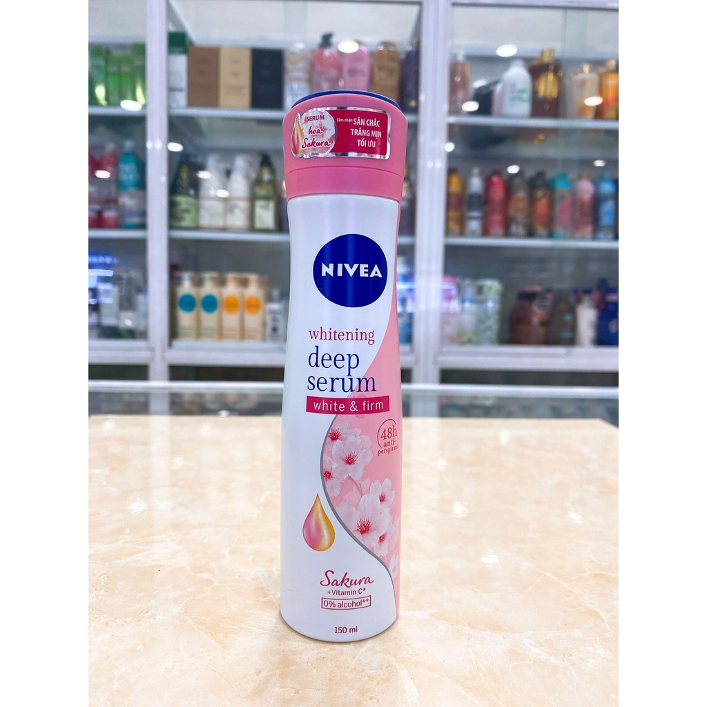 Xịt Khử Mùi Nữ Nivea Whitening Deep Serum 150ml