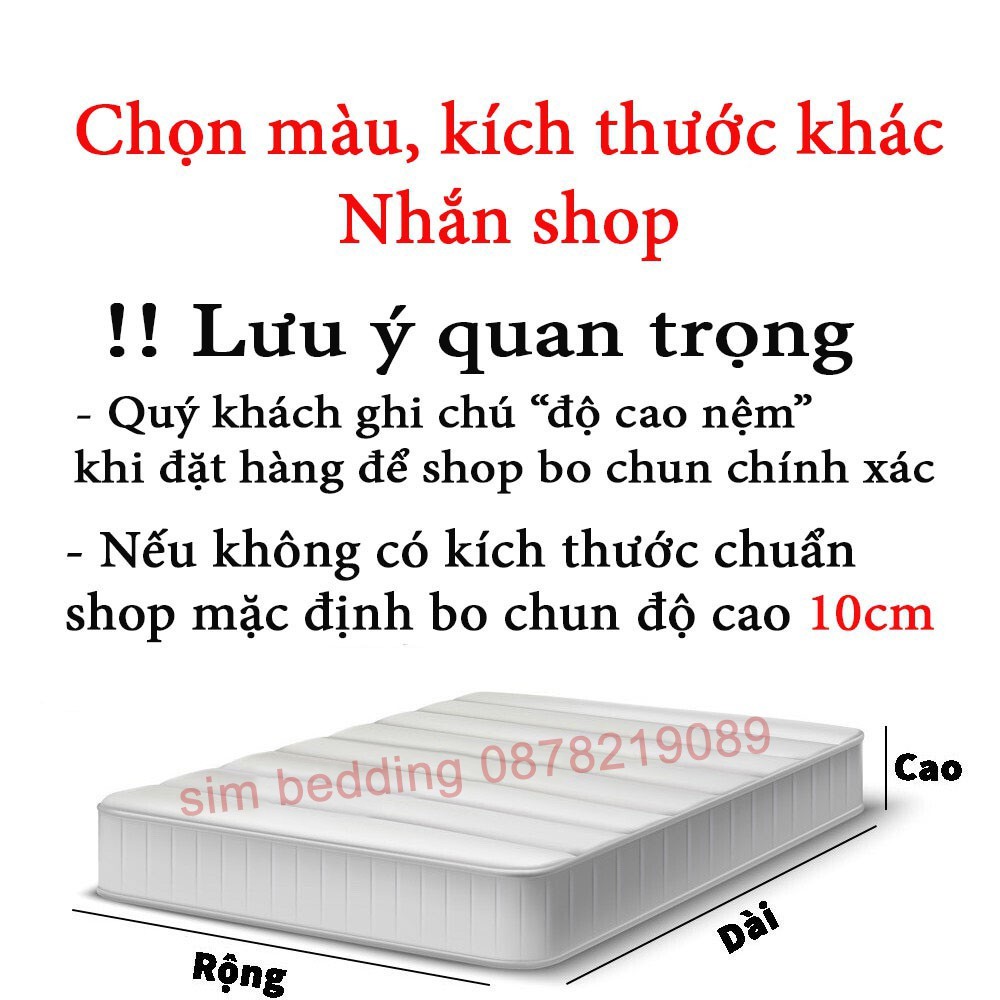 bộ chăn ga và vỏ gối-❤️cotton poly mẫu mới miễn phí bo chun❤️drap giường/chăn ga gối\ga giường