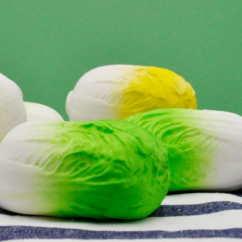Squishy Hình Cây Cải Thảo Cái Bắp Cải Chín Vàng Xanh Mềm Mịn Đàn Hồi Chậm Tăng cực đáng yêu có hương thơm