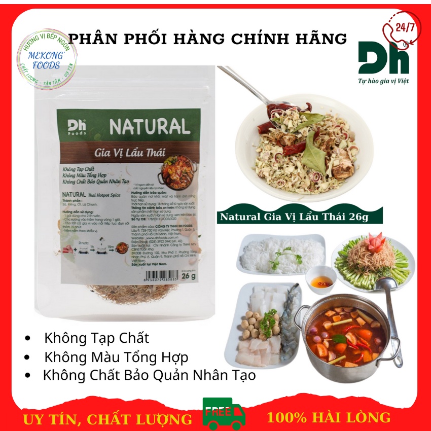 Combo 2 Gói Gia Vị Nấu Lẩu Thái NATURAL
