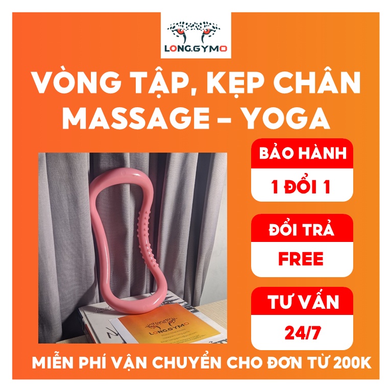 Vòng Kẹp Giảm Bắp Chân - Vòng Myring Tập Yoga Massage Vai Chân Đa Năng Thu Nhỏ Bắp Chân