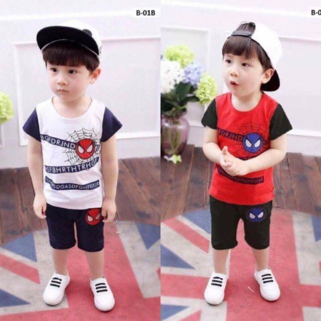 Bộ đồ bé trai siêu nhân