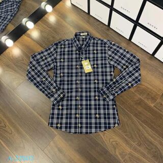 Áo sơ mi Burberry vân nổi spf