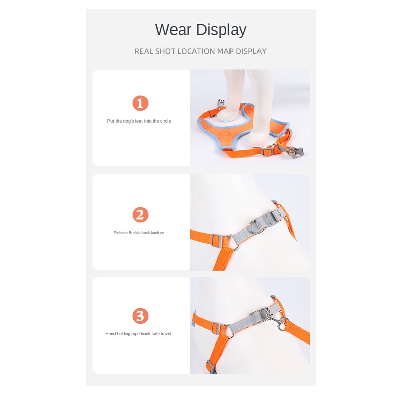 (MớI) Áo vest Dạ Quang Cho Thú Cưng