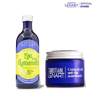Combo Toner Hoa Kim Mai 200ml và Kem dưỡng da ban đêm 60ml Christian Lenart (Cho Da Nhạy Cảm)