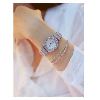 Đồng Hồ Nữ Bee Sister Mặt Chấm Viền Đá.