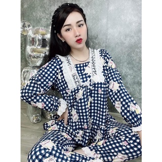 Sét Tiểu Thư Siêu Cưng Đồ Bộ Tiểu Thư Chất Lụa Mềm Mịn