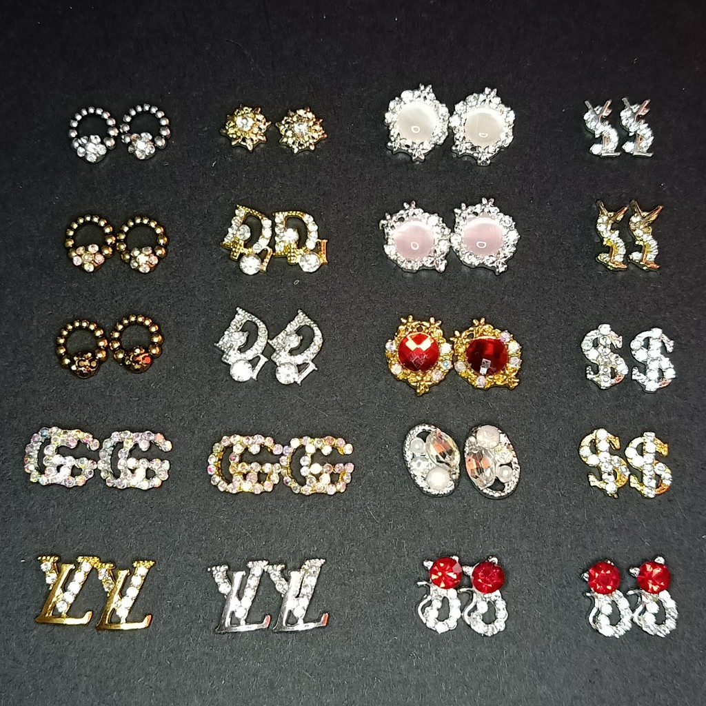 Charm đá đính móng C035