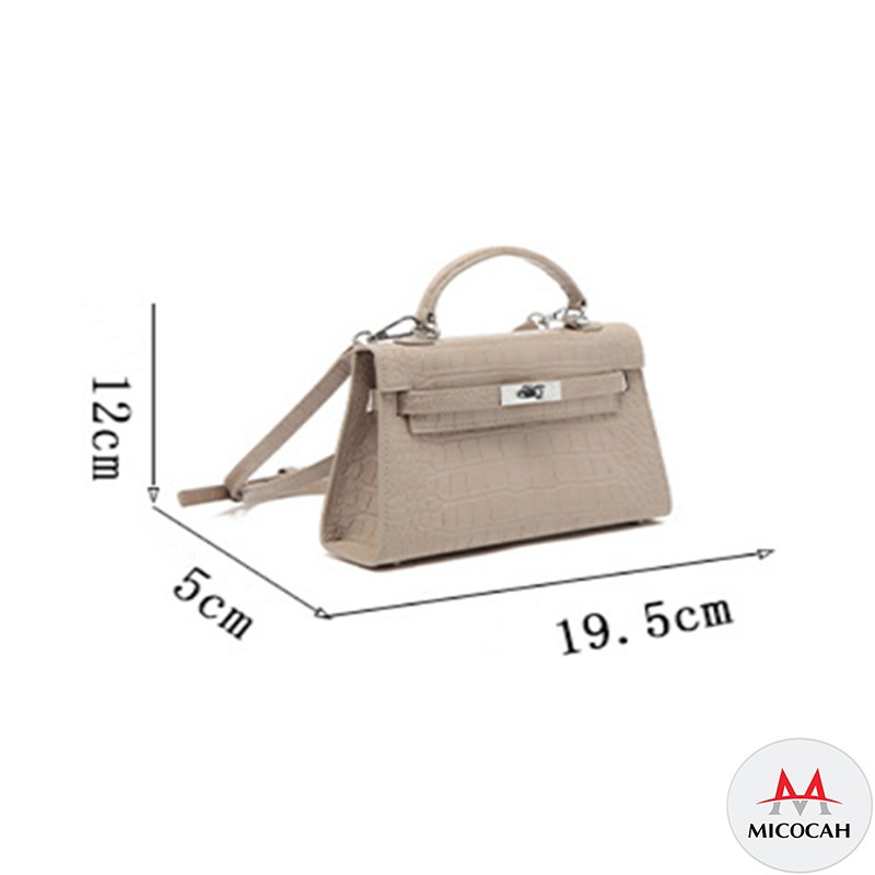Túi Xách Nữ Đeo Chéo Đeo Vai MICOCAH Kiểu Dáng Thời Trang Phối Vân Da Rắn Siêu Đẹp MC15 - Micocah Mall | BigBuy360 - bigbuy360.vn