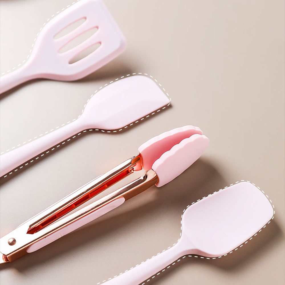 Kẹp gắp thức ăn bằng silicone chống dính chịu nhiệt độ cao