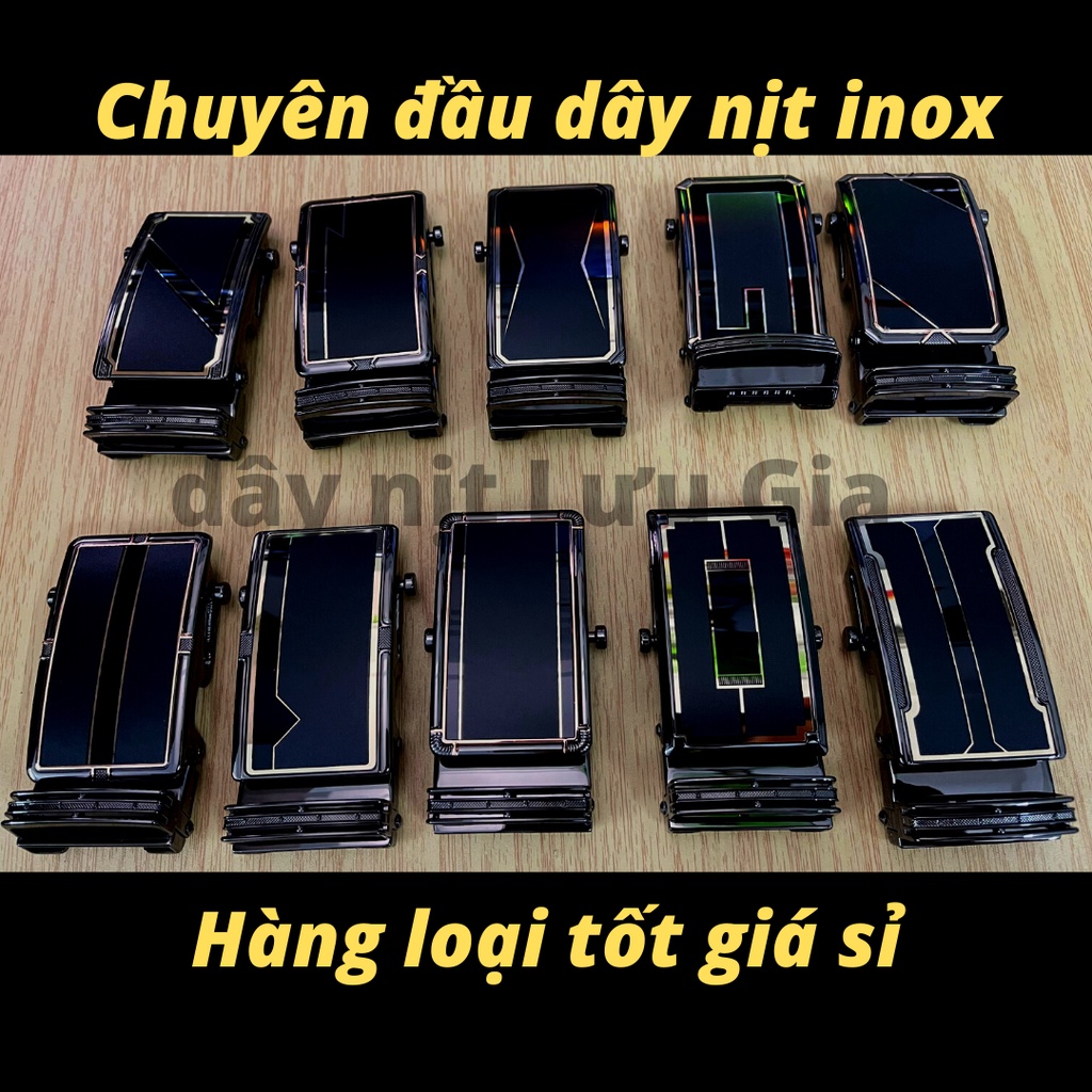 Đầu Dây Nịt Nam Khóa Kéo thắt lưng nam công sở | Hàng Inox Loại 1 Cao Cấp