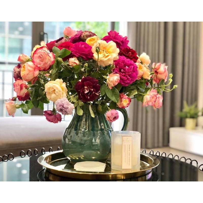 Lọ hoa dáng bình sữa phệ cao 21cm rộng 14cm