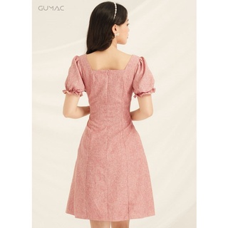 Đầm cổ U đăng ten DA825 GUMAC