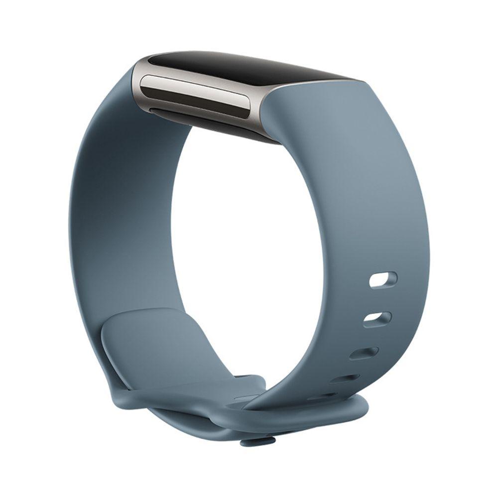 BTLIMER Dây Đeo Thay Thế Chất Liệu Silicon Màu Trơn Cho Fitbit Charge 5