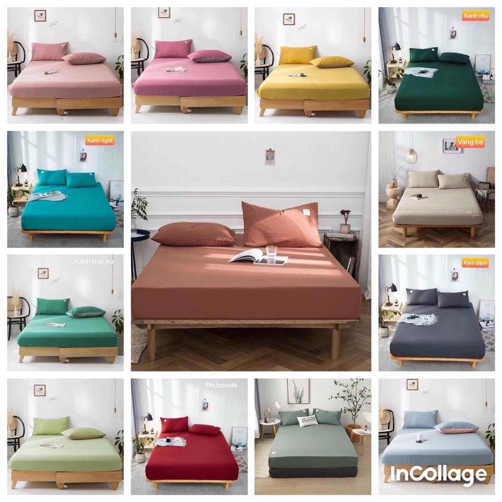 Bộ Ga Giường Và Vỏ Gối Cotton TiCi Đủ Kích Thước Trải Nệm 1m2, 1m4, 1m6, 1m8, 2m (Không Gồm Chăn) Cực Đẹp | BigBuy360 - bigbuy360.vn