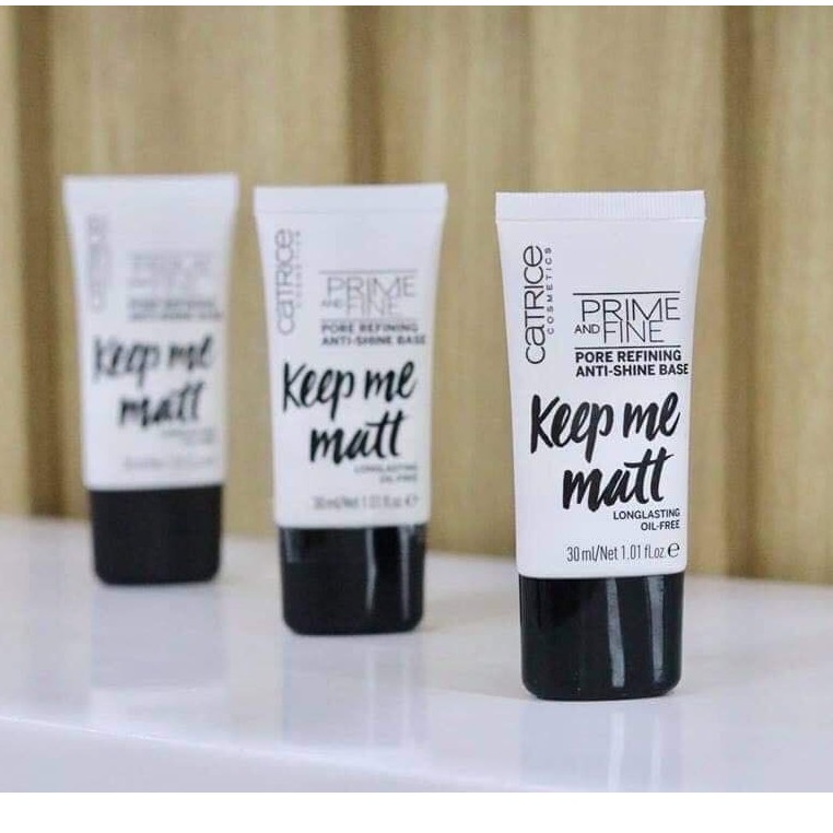 KEM LÓT TRẮNG CATRICE KEEP ME MATT cho da nhạy cảm