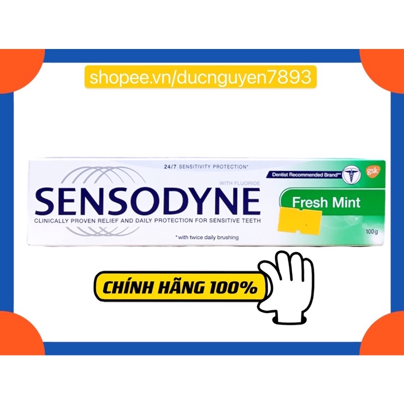 KEM ĐÁNH RĂNG SENSODYNE NGỪA Ê BUỐT tuýp 100g