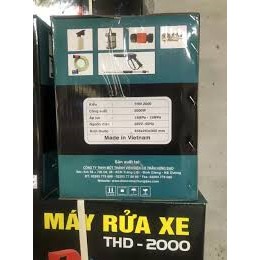 Máy Rửa Xe Việt Nam Chất Lượng Cao THD 2000