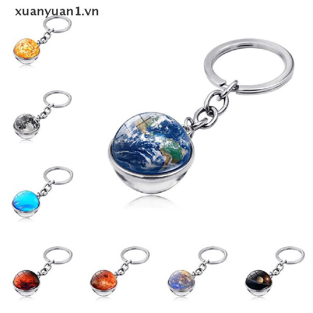 Móc Khóa Hình Hệ Mặt Trời Dạ Quang Độc Đáo