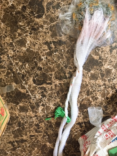 Chài đánh bắt cá bằng cước chân chì mắt lưới dài 3cm - ĐỒ CÂU PHÍA BẮC - S9