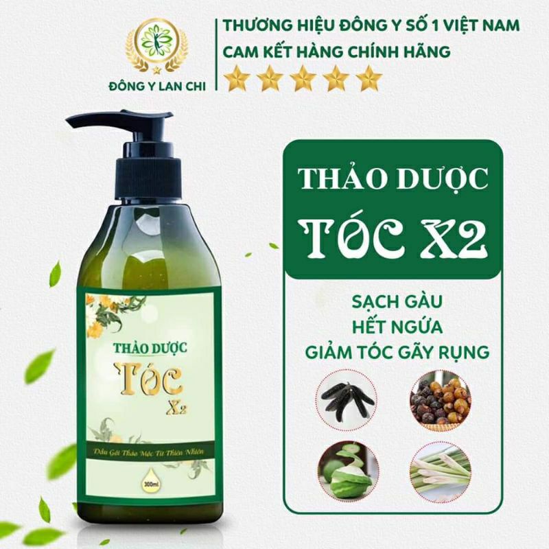 Dầu gội thảo dược tóc x2 Lan chi