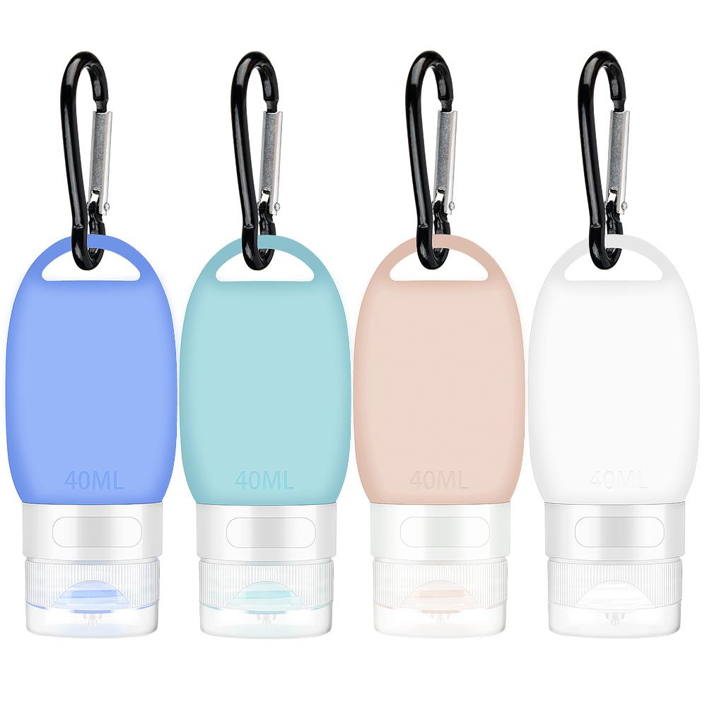 Set Chai Silicone Đựng Dầu Gội Đầu Chống Thấm Nước Chống Rò Rỉ Tiện Dụng Mang Theo Du Lịch